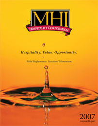 MHI Hospitality Annual Report 2007