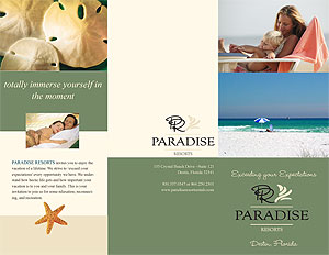 Paradise Brochure Sample 1
