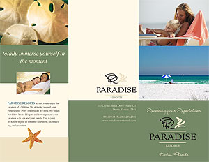 Paradise Brochure Sample 1